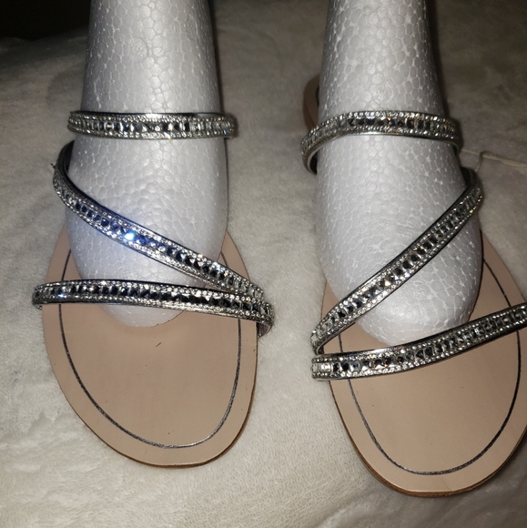 🏖👰♀️Mariella Fancy Slip-on Sandels sz 10 - Picture 2 of 6